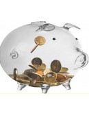 Касичка прасенце стъклена